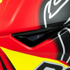 Zeus ZS-811A AL31 Mat Kırmızı Flu (Fluo) Sarı Kapalı Kask