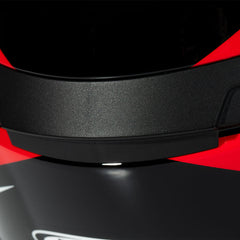 Zeus ZS-913 Keskin (Solid) Siyah BF8-Kırmızı Kapalı Mototsiklet Kaskı