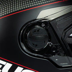 Zeus ZS-811A AL6 Mat Siyah Beyaz-Kırmızı Kapalı Kask