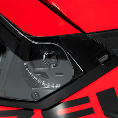 Zeus ZS-913 Keskin (Solid) Siyah BF8-Kırmızı Kapalı Mototsiklet Kaskı