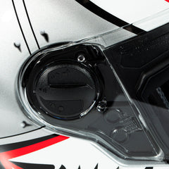 Zeus ZS-811A AL-38 Gümüş Siyah Kapalı Kask