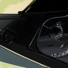 Zeus ZS-913 B6F Sarı Yeşil Kapalı Kask