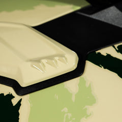 Zeus ZS-913 B6F Sarı Yeşil Kapalı Kask