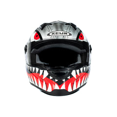 Zeus ZS-811A AL-38 Gümüş Siyah Kapalı Kask