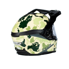 Zeus ZS-913 B6F Sarı Yeşil Kapalı Kask