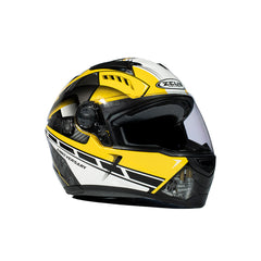 Zeus ZS-811A AL41 Sarı Beyaz Kapalı Kask