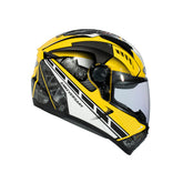 Zeus ZS-811A AL41 Sarı Beyaz Kapalı Kask