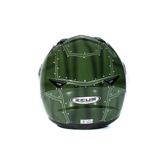 Zeus ZS-811A AL38 Yeşil Gümüş Kapalı Kask