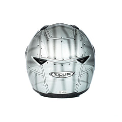 Zeus ZS-811A AL-38 Gümüş Siyah Kapalı Kask
