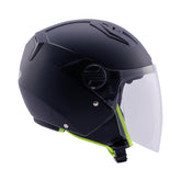 Zeus ZS-213 Mat Siyah Açık Kask