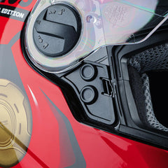 Zeus ZS-811A AL39 Siyah Kırmızı Kapalı Kask