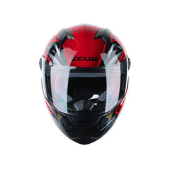 Zeus ZS-811A AL39 Siyah Kırmızı Kapalı Kask