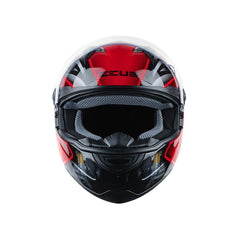 Zeus ZS-811A AL39 Siyah Kırmızı Kapalı Kask