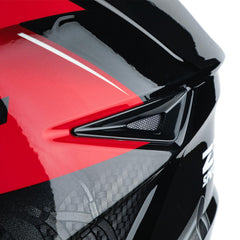 Zeus ZS-811A AL39 Siyah Kırmızı Kapalı Kask