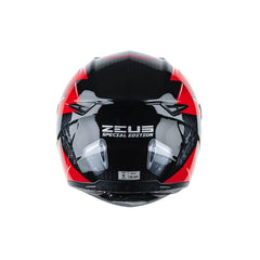 Zeus ZS-811A AL39 Siyah Kırmızı Kapalı Kask