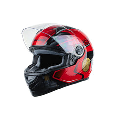 Zeus ZS-811A AL39 Siyah Kırmızı Kapalı Kask