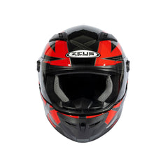 Zeus ZS-813A AN36 Siyah Kırmızı Kapalı Kask