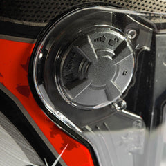 Zeus ZS-813A AN36 Siyah Kırmızı Kapalı Kask