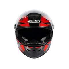 Zeus ZS-813A AN36 Siyah Kırmızı Kapalı Kask