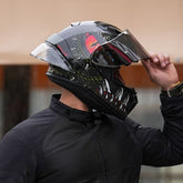 Zeus ZS-826 BK24 Red Kapalı Kask (Pinlock Dahil)