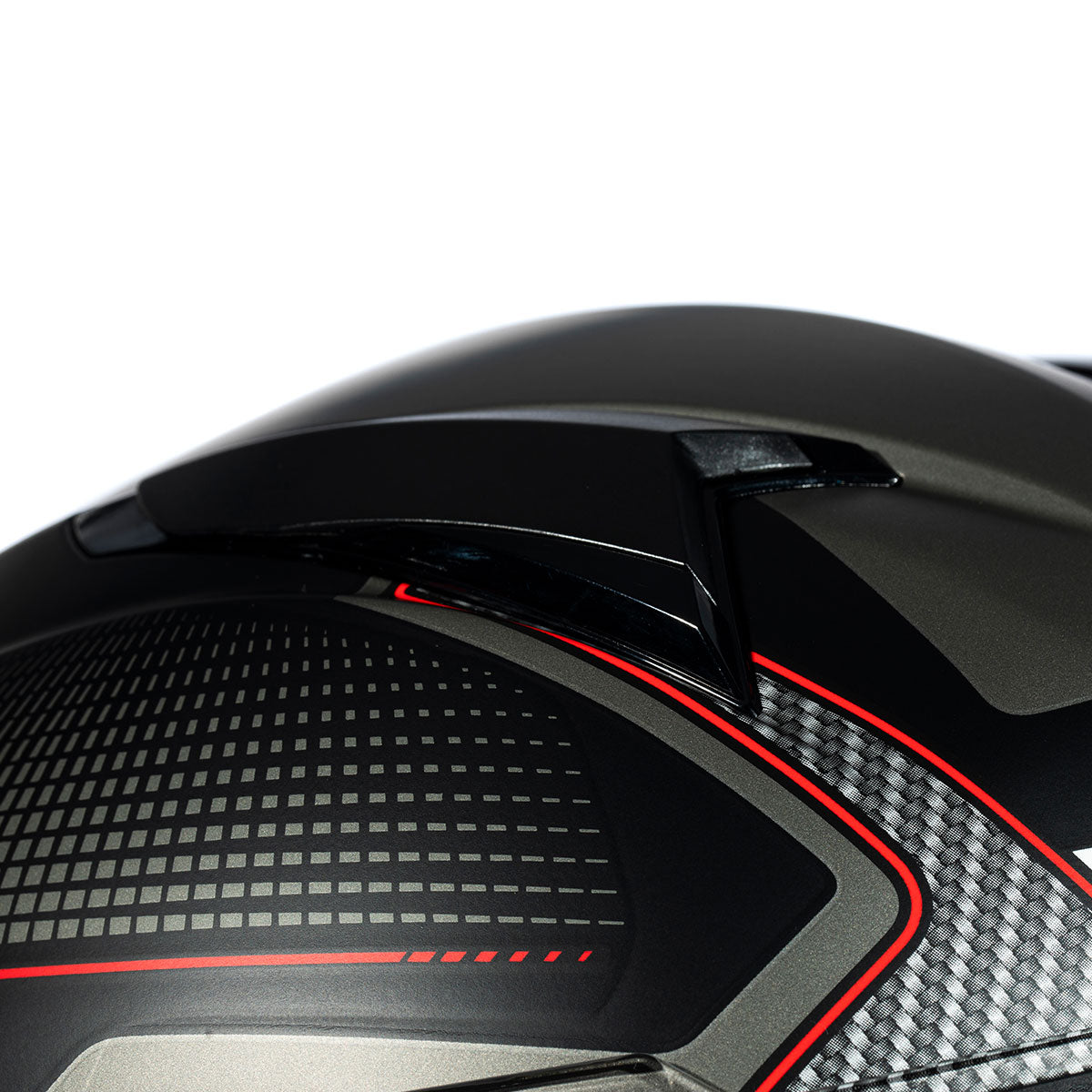 Zeus ZS-811A AL6 Mat Siyah Beyaz-Kırmızı  Kapalı Kask