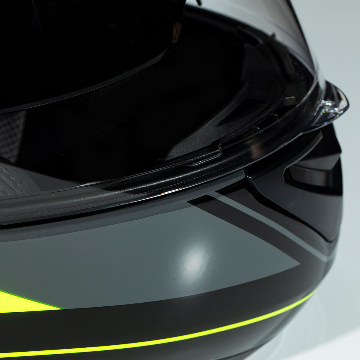 Zeus ZS-3050 BE7 Gri Flu (Fluo) Sarı Çene Açılır Kask