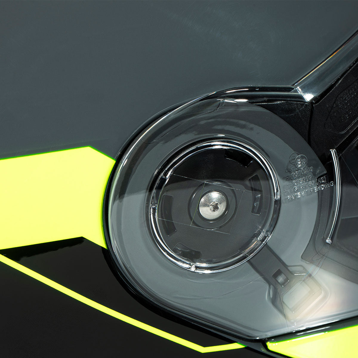 Zeus ZS-3050 BE7 Gri Flu (Fluo) Sarı Çene Açılır Kask
