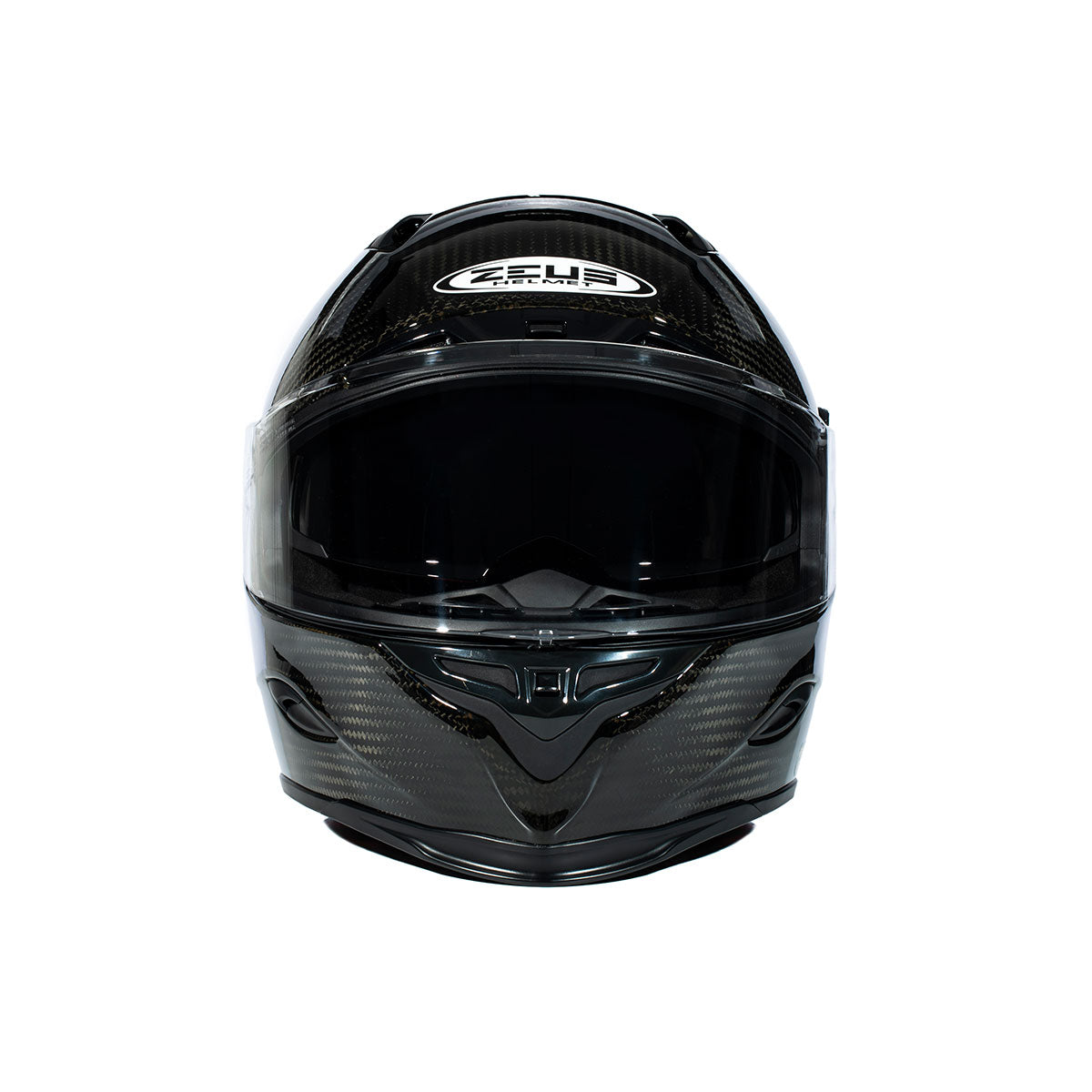Zeus ZS-1800B Gloss Carbon Kapalı Kask