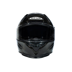 Zeus ZS-1800B Gloss Carbon Kapalı Kask
