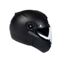 Zeus ZS-3050 Mat Siyah Çene Açılır Kask