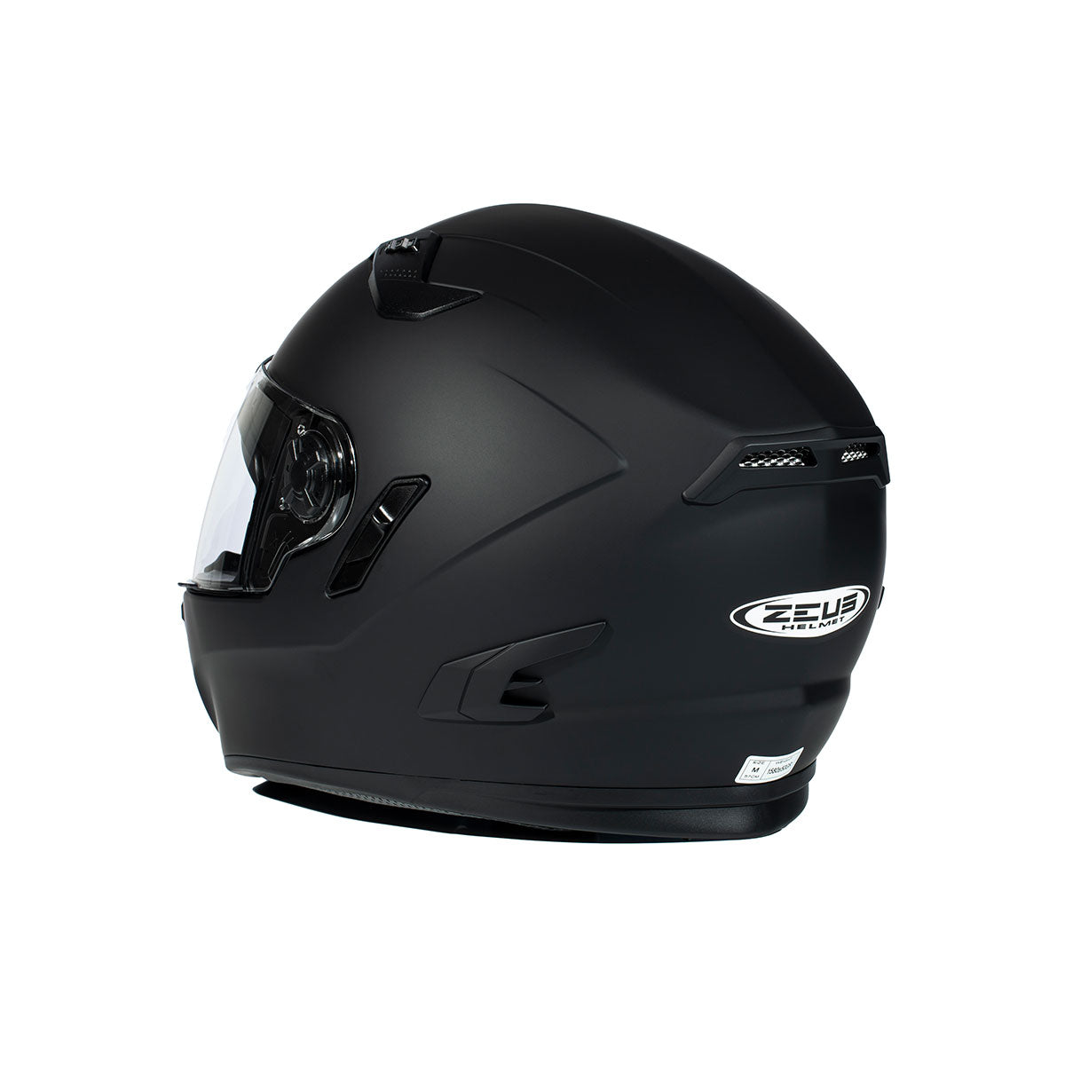 Zeus ZS-813A Mat Siyah Kapalı Kask