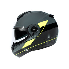 Zeus ZS-3050 BE7 Gri Flu (Fluo) Sarı Çene Açılır Kask