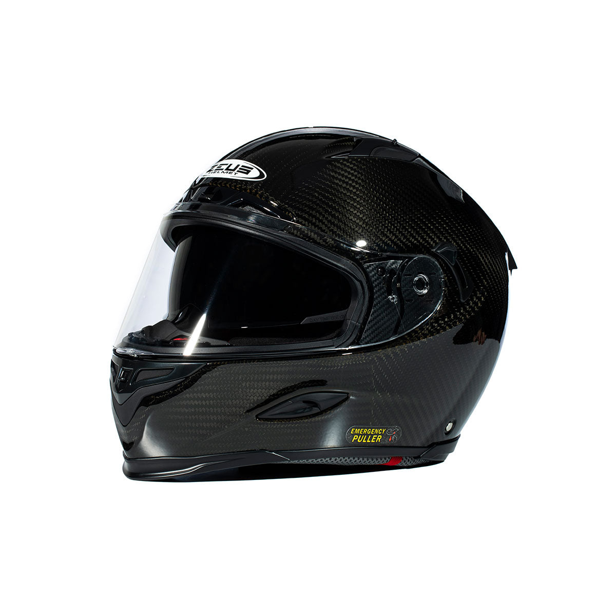 Zeus ZS-1800B Gloss Carbon Kapalı Kask