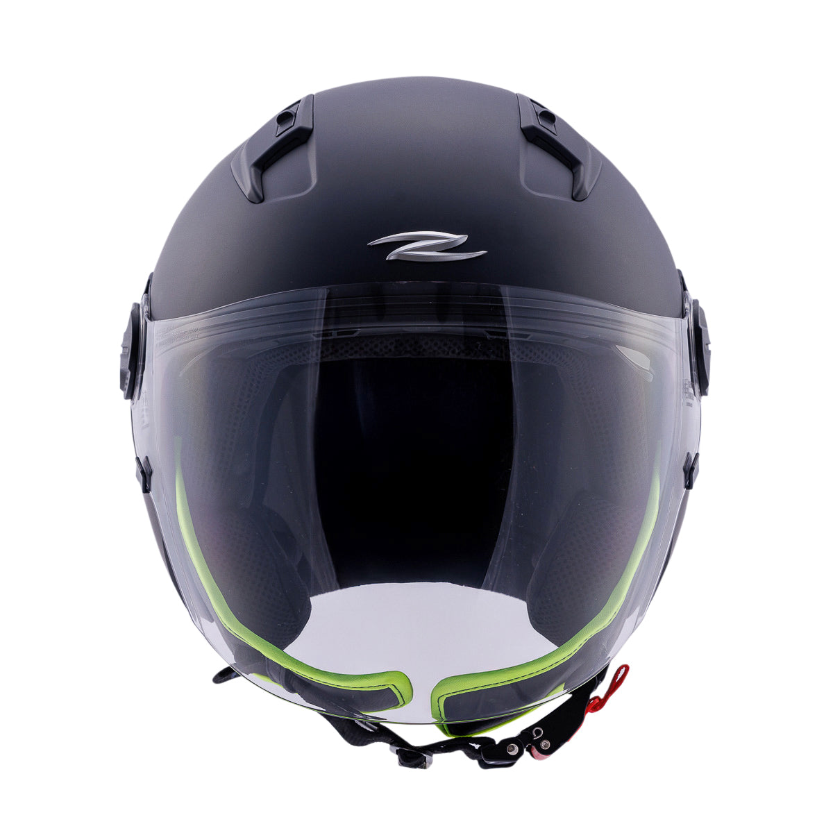 Zeus ZS-213 Mat Siyah Açık Kask