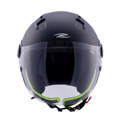 Zeus ZS-213 Mat Siyah Açık Kask