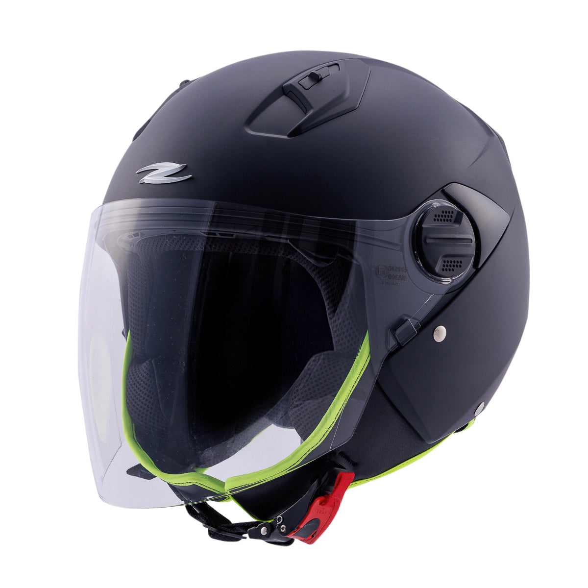 Zeus ZS-213 Mat Siyah Açık Kask