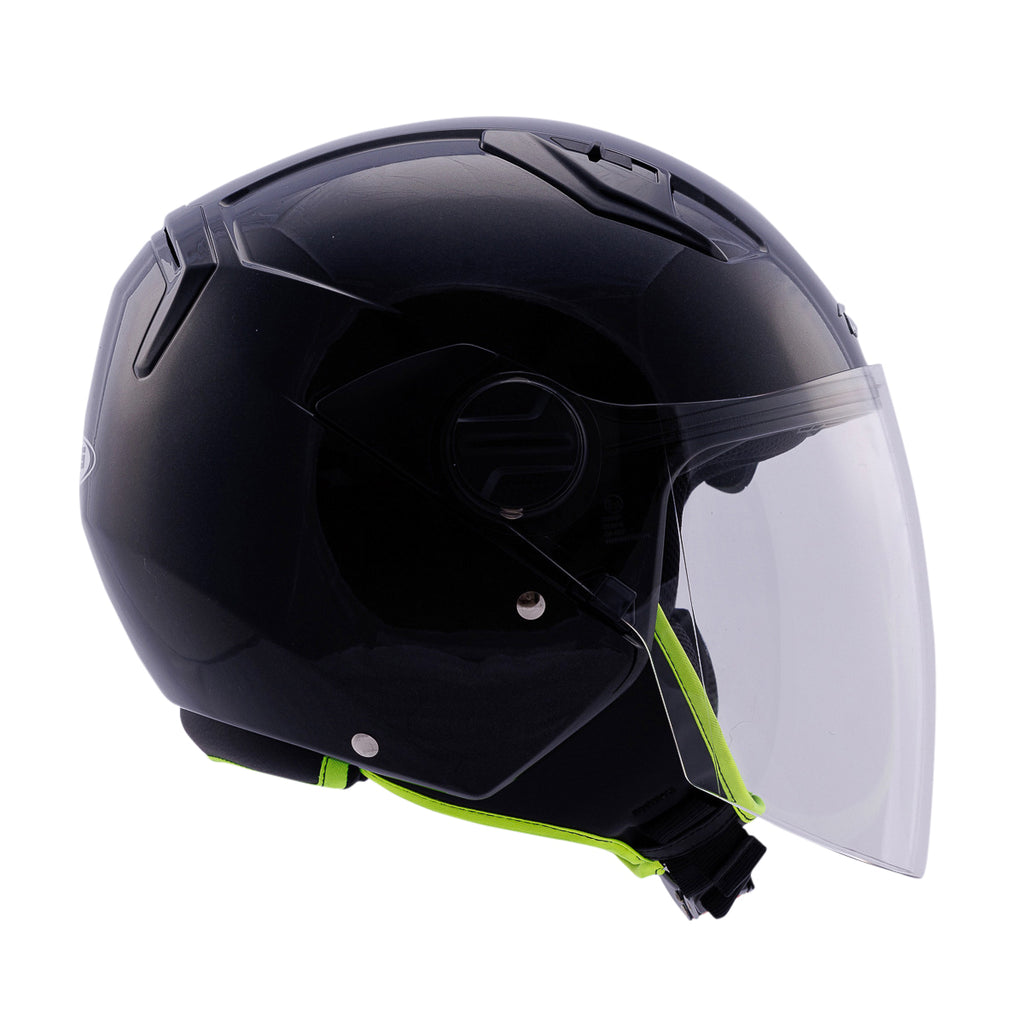 Zeus ZS-213 İnci Siyah Açık Kask – Zeus Motorsiklet Kaskları