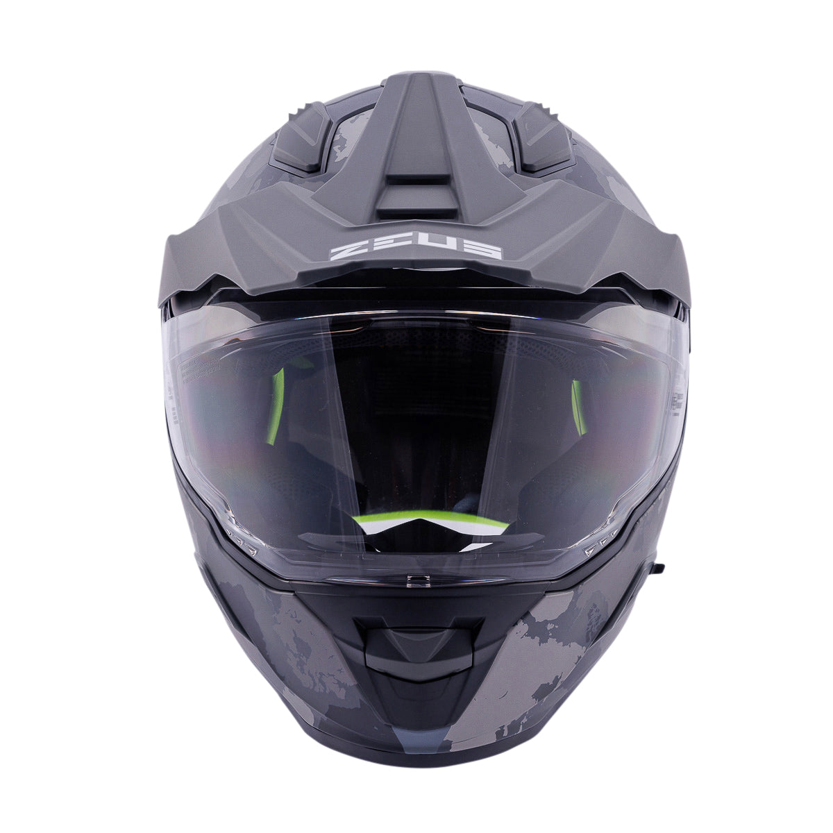 Zeus ZS-913 BF6 Mat Siyah-Gri / Siyah-Gümüş Kapalı Kask