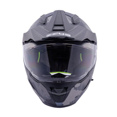 Zeus ZS-913 BF6 Mat Siyah-Gri / Siyah-Gümüş Kapalı Kask