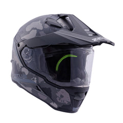 Zeus ZS-913 BF6 Mat Siyah-Gri / Siyah-Gümüş Kapalı Kask