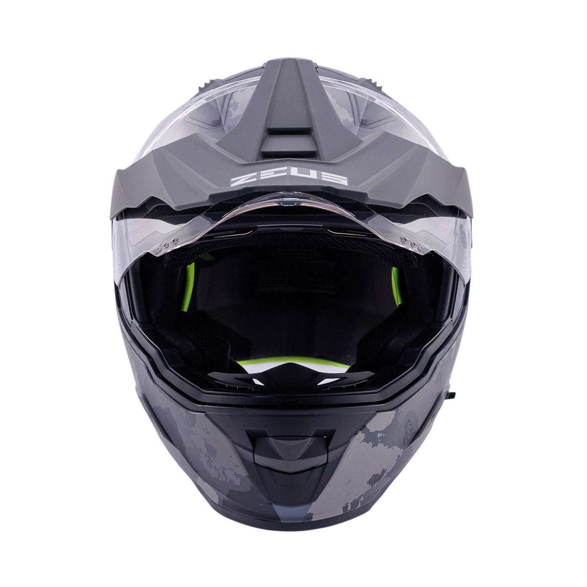 Zeus ZS-913 BF6 Mat Siyah-Gri / Siyah-Gümüş Kapalı Kask
