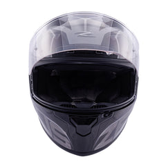 Zeus ZS-826 İnci Siyah Gümüş BK3 Kapalı Kask