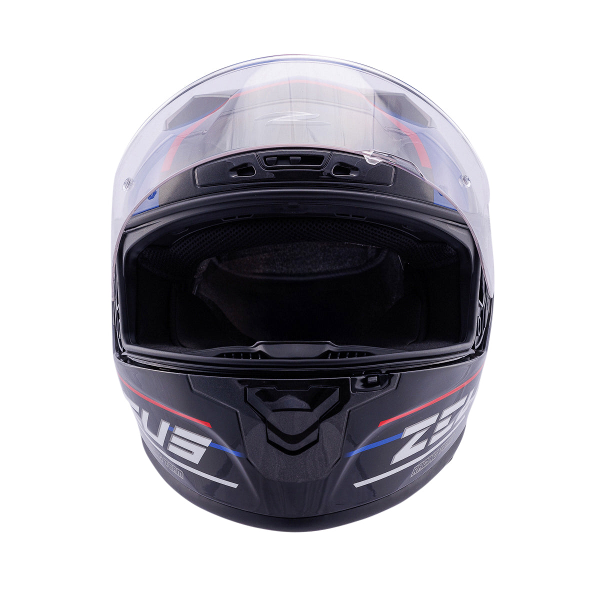 Zeus ZS-826 İnci Siyah Mavi BK15 Kapalı Kask