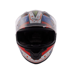 Zeus ZS-826 İnci Siyah Mavi BK6 Kapalı Kask