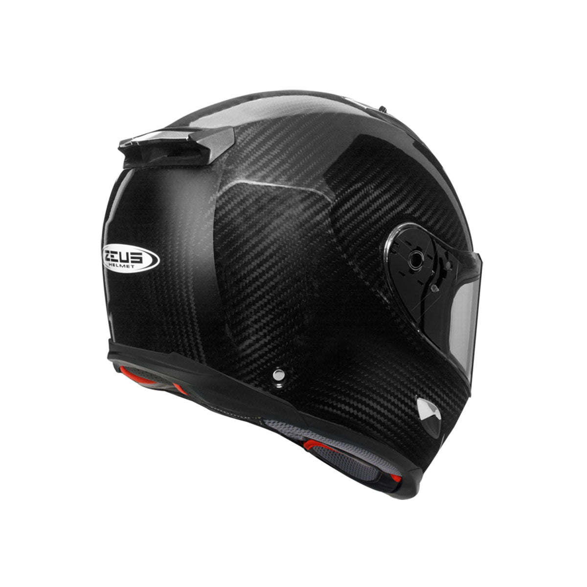 Zeus ZS-1800B Gloss Carbon Kapalı Kask