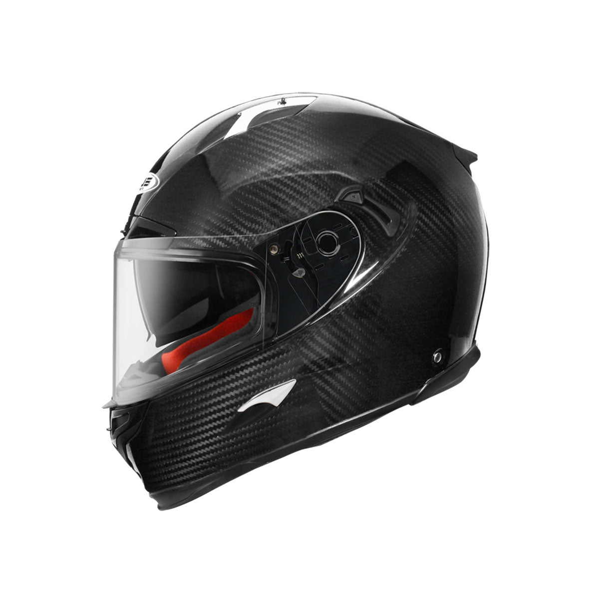 Zeus ZS-1800B Gloss Carbon Kapalı Kask