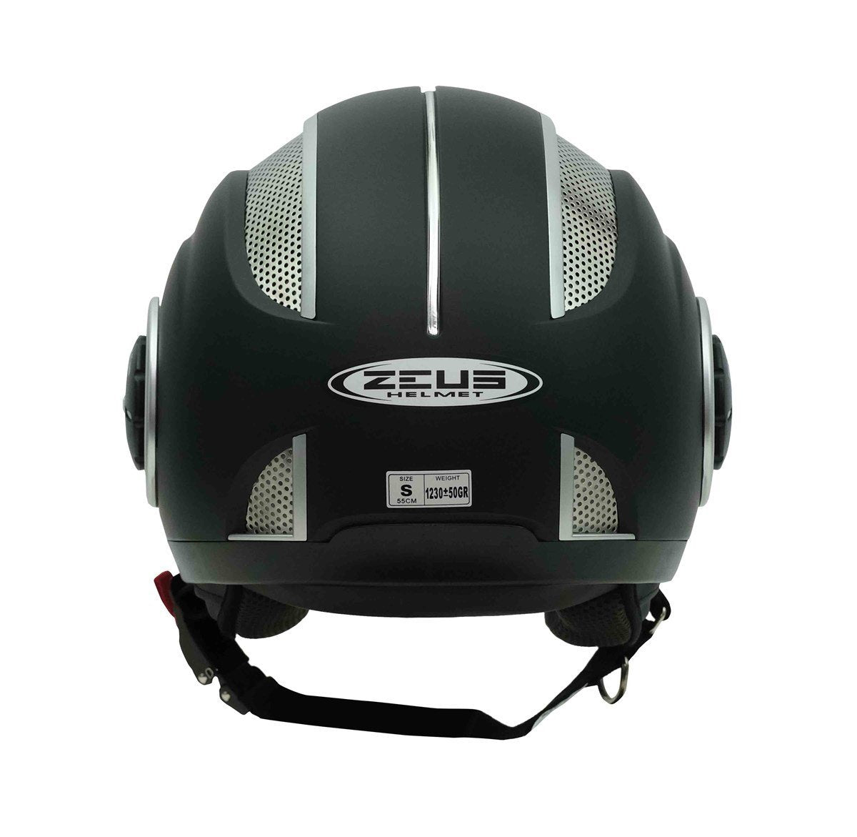 Zeus ZS-218A Mat Siyah Açık Kask