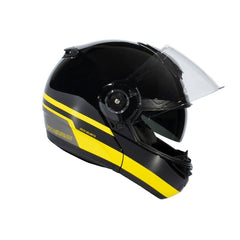 Zeus ZS-3050 BE6 Siyah Sarı Çene Açılır Kask