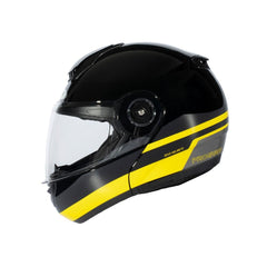Zeus ZS-3050 BE6 Siyah Sarı Çene Açılır Kask