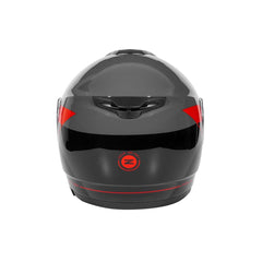 Zeus ZS-3050 BE7 Gri Kırmızı Çene Açılır Kask